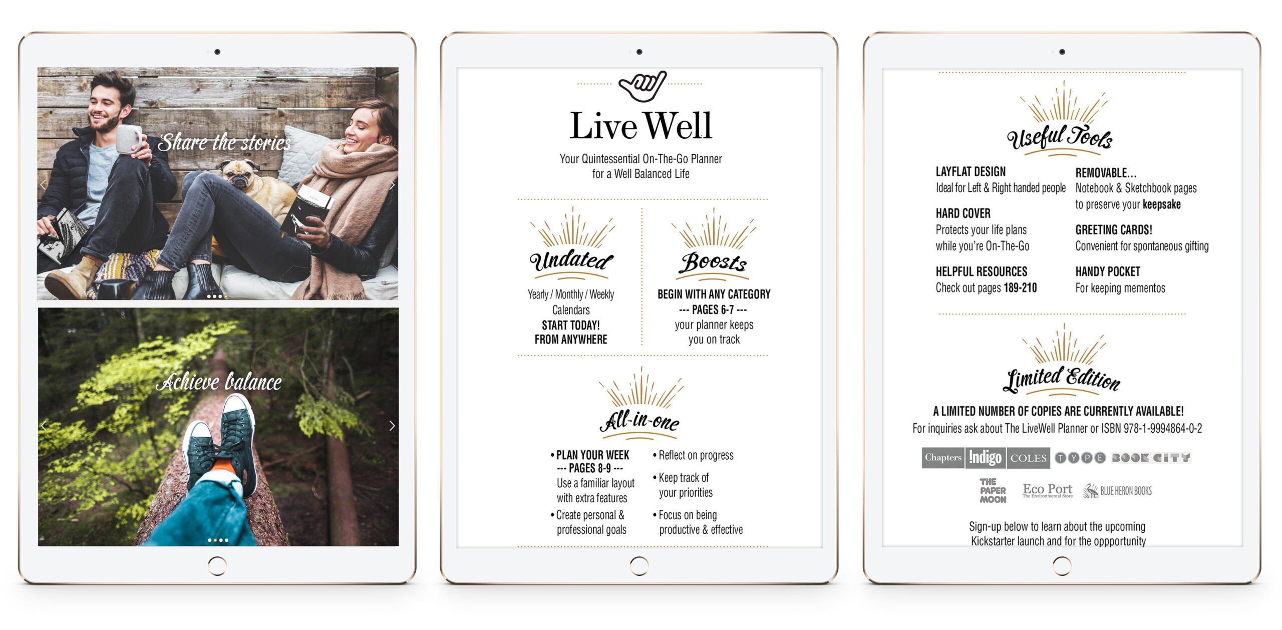 Token iPads 2 website design